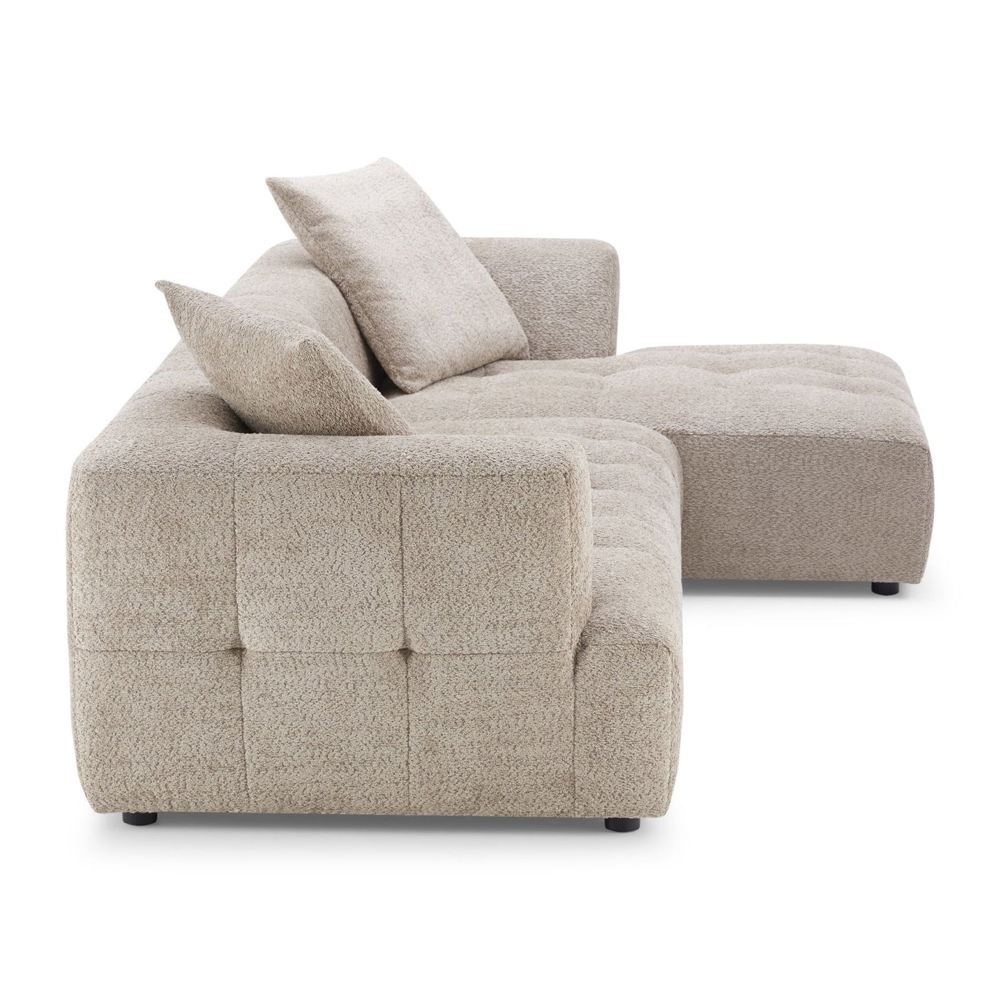 Kingston Boucle Sectional Sofa