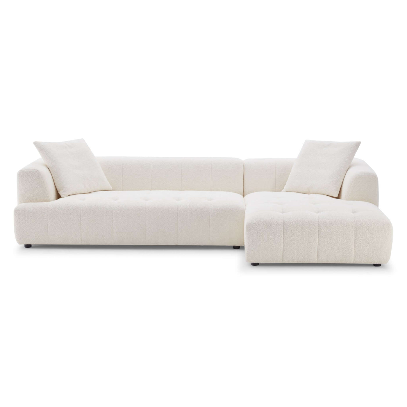 Kingston Boucle Sectional Sofa