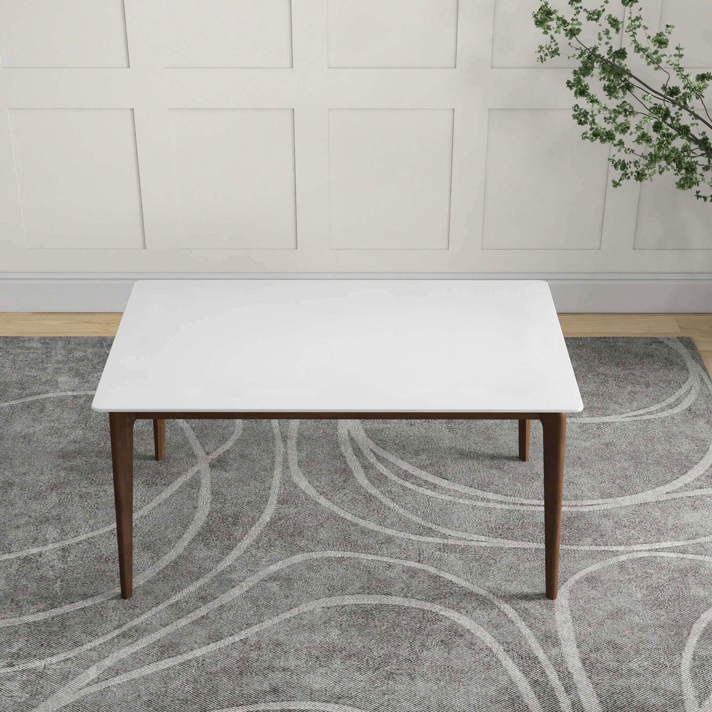 Lauren Wooded 60" Dining Table | White Top