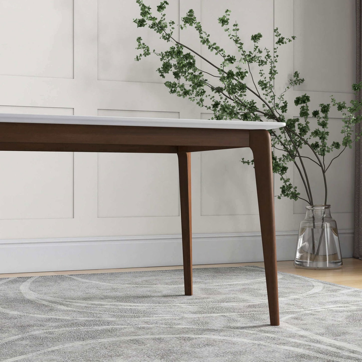 Lauren Wooded 60" Dining Table | White Top