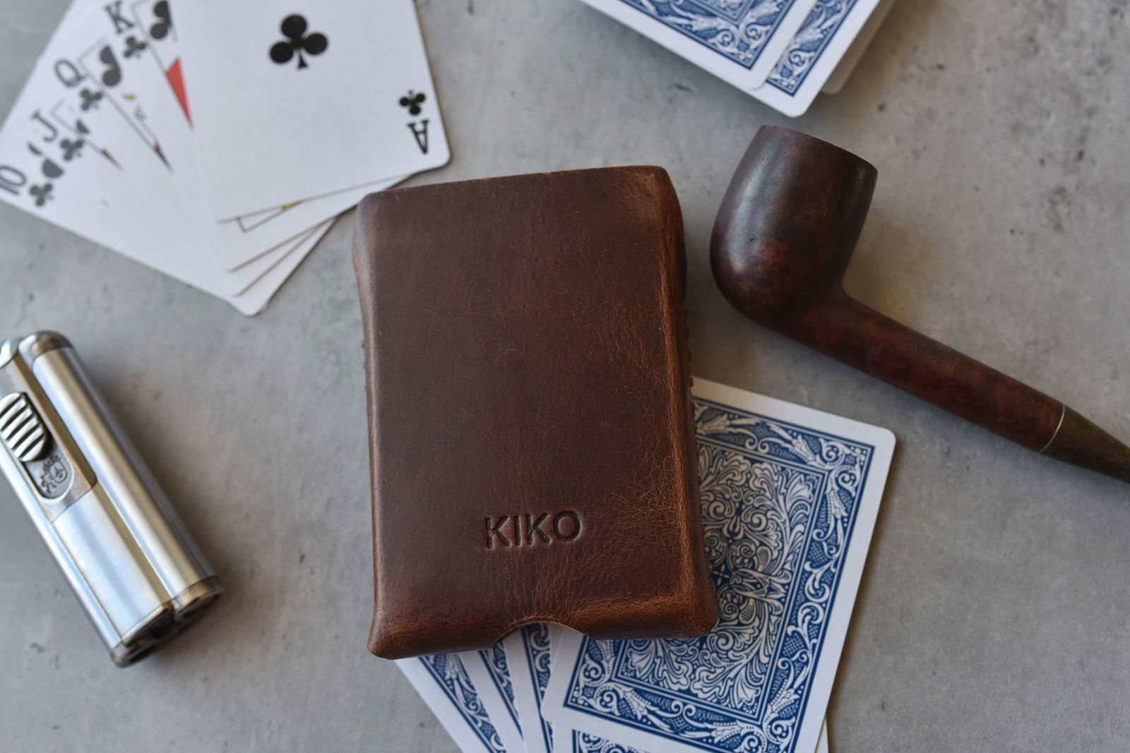 Leather Playing Card Sleeve