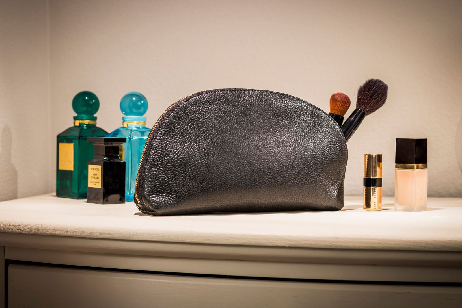 Leather Travel Case, Large
