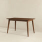 Lewis 47" Wooden Dining Table | Walnut