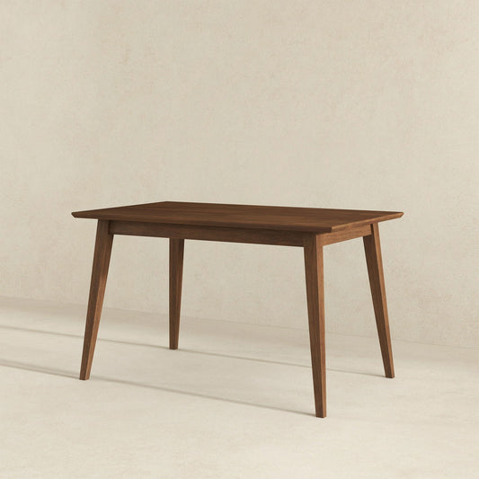 Lewis 47" Wooden Dining Table | Walnut