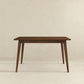 Lewis 47" Wooden Dining Table | Walnut