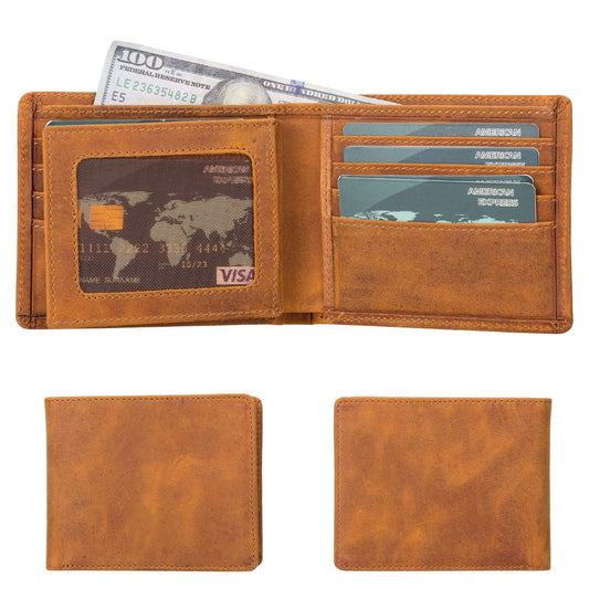 Lusk Slim Bifold Men's Genuine Leather Wallet