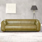 Malory Italian Leather Sofa | Green