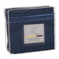 Microfiber King Size 4 Piece Sheet Set, Navy Blue