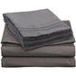 Microfiber King Size 4 Piece Sheet Set, Stone Gray