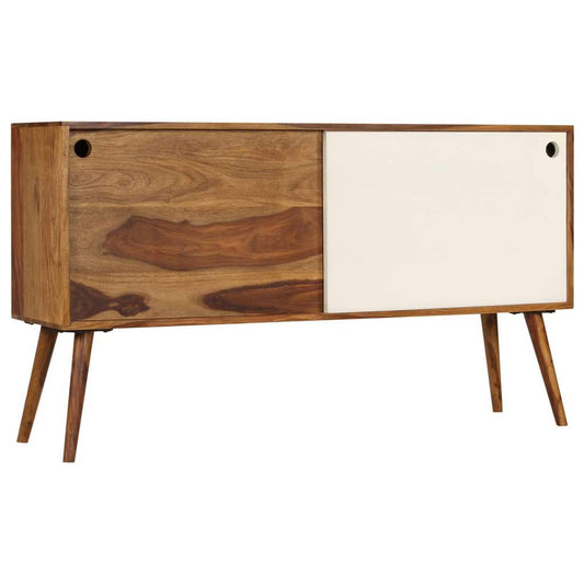 Mid Century Style Wooden 46.5" Sideboard with White Door