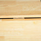 Mobile Kitchen Island Sideboard with Extensible Table Top, Black-Beech
