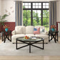 Modern Simple Tempered Glass Side Table