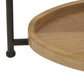 Monte Oval White/Natural Coffee Table