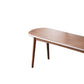 Natural Oak Wood 39" Bench, Dark Oak