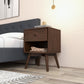 Norman Single Drawer Nightstand | Walnut