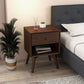 Norman Single Drawer Nightstand | Walnut