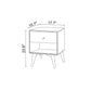 Norman Single Drawer Nightstand | Walnut