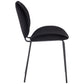 Ormer Dining Chair - Black Velvet