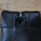 Premium Leather Travel Kit, Black