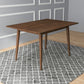 Rectangular 47" Wooden Dining Table | Walnut