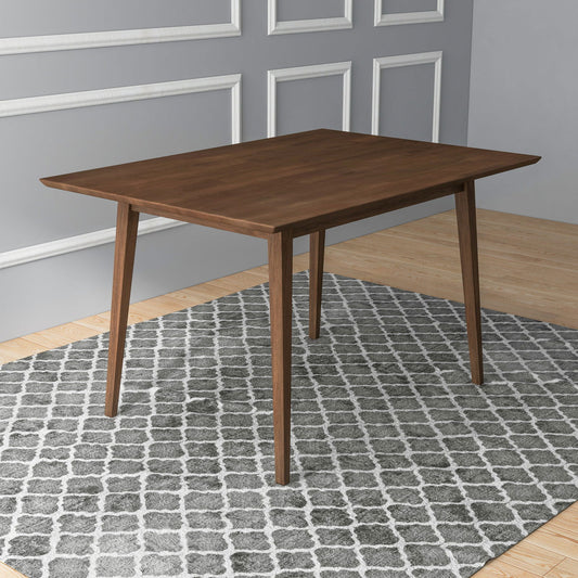 Rectangular 47" Wooden Dining Table | Walnut