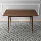 Rectangular 47" Wooden Dining Table | Walnut