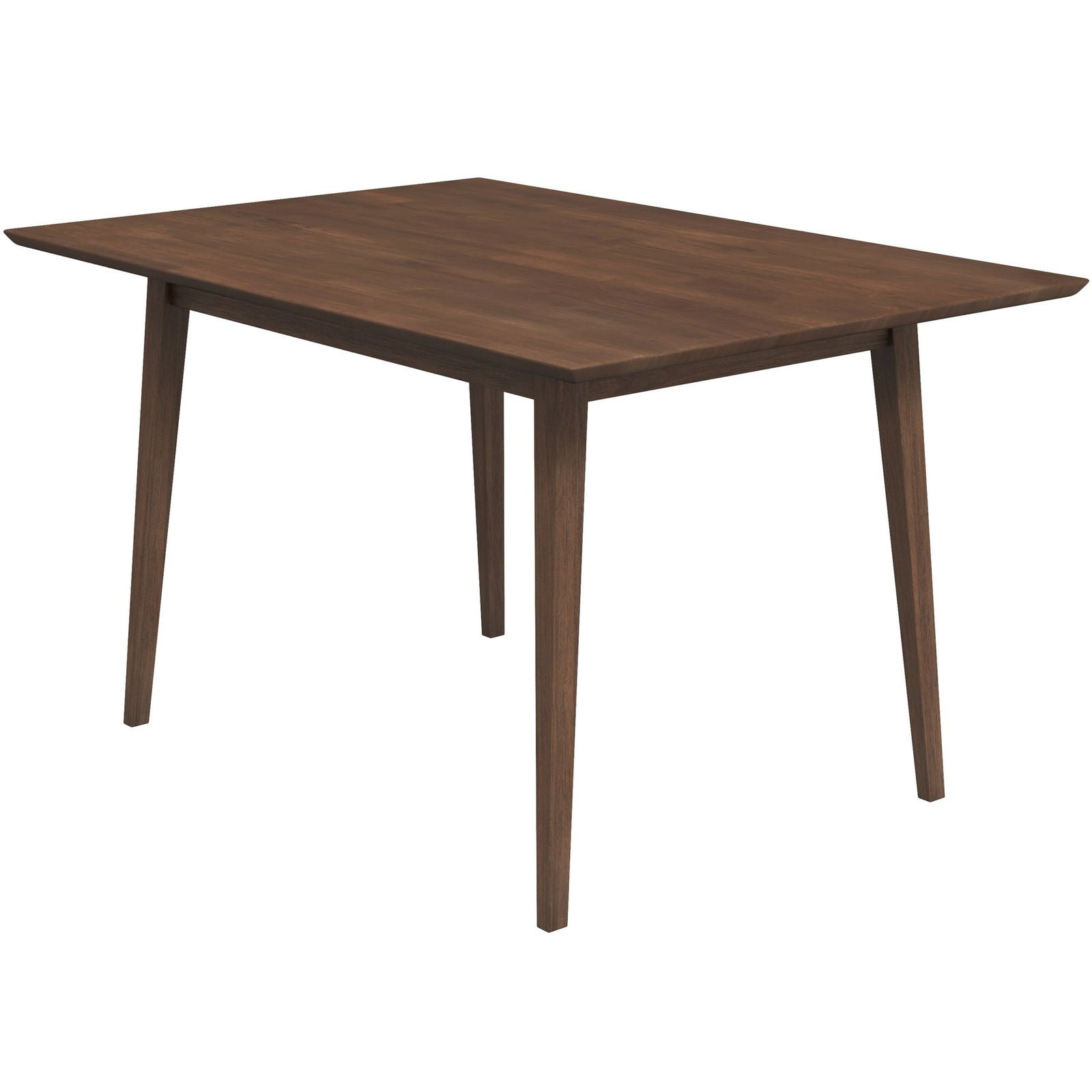 Rectangular 47" Wooden Dining Table | Walnut