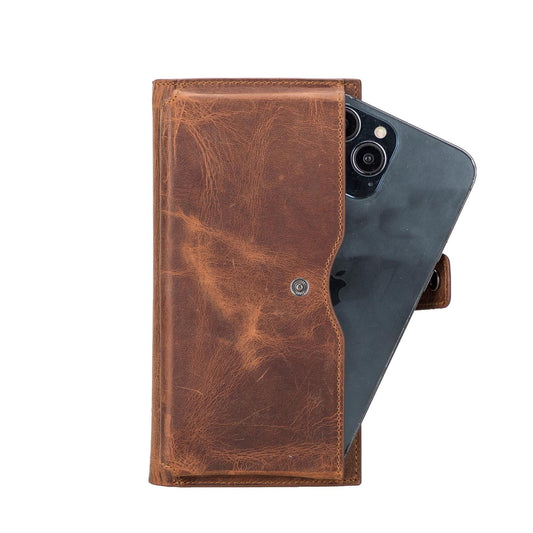 Riverton Women's Leather Wallet and Cell Phone Pocket