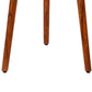 Round Acacia Wood Side Accent Table