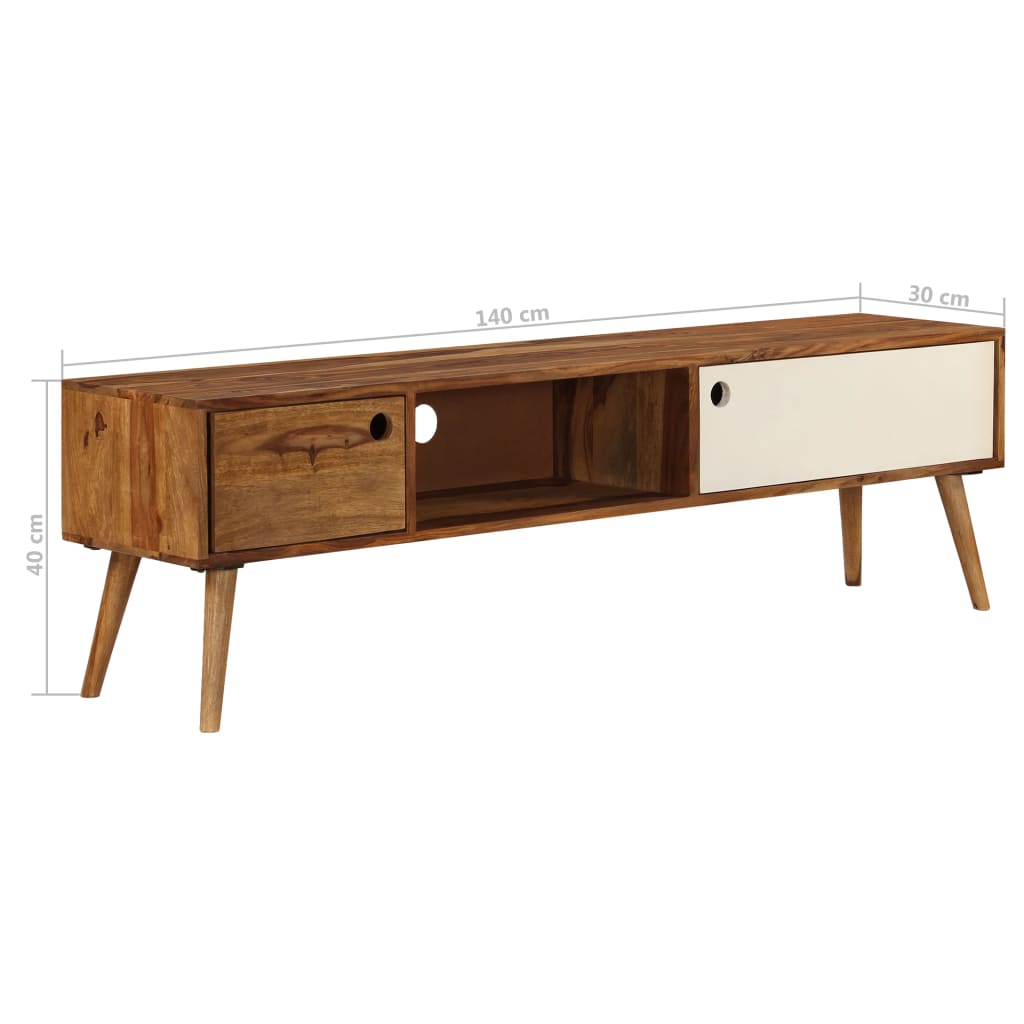 Sheesham Wood 55.1" TV Cabinet