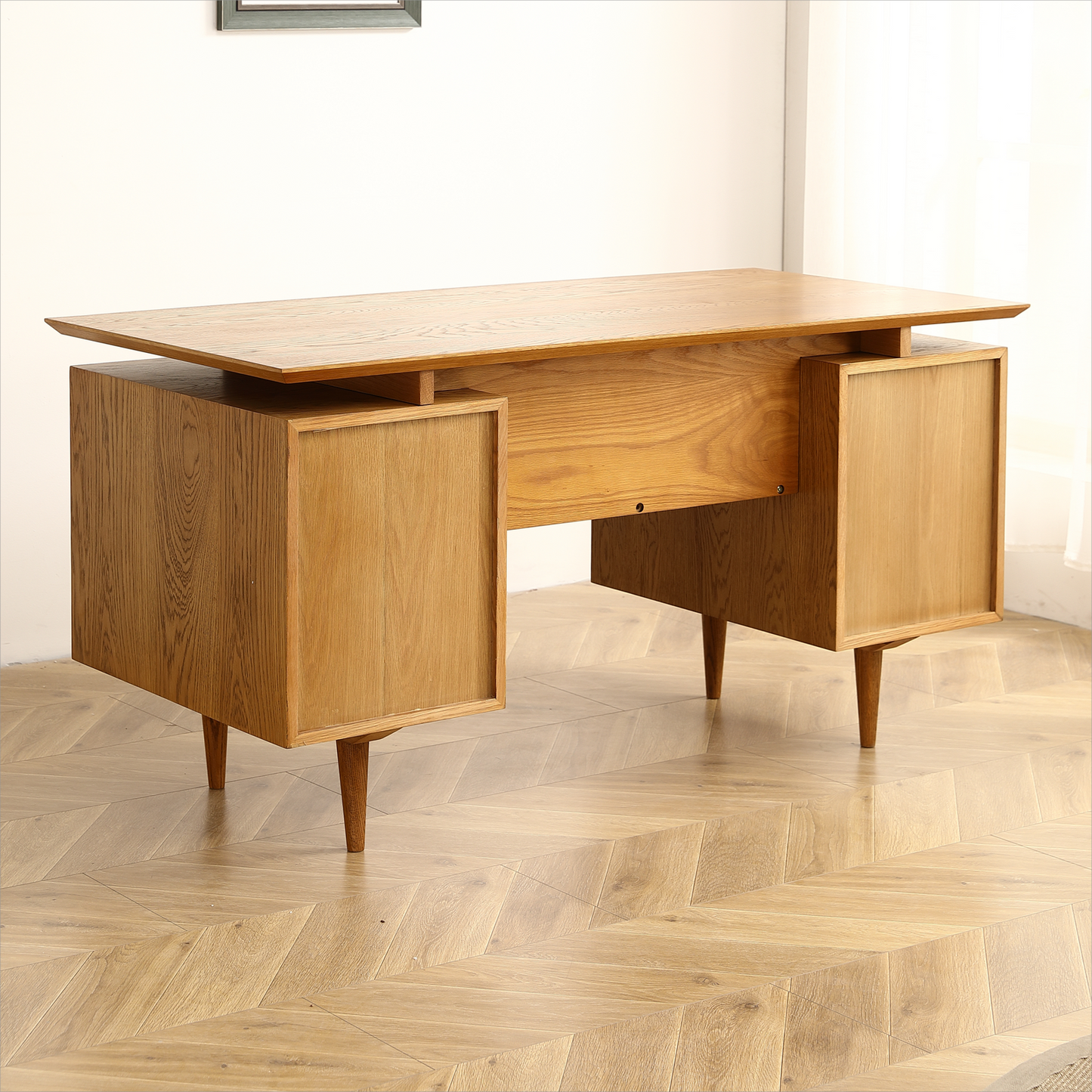 Simple Oak Writing Desk