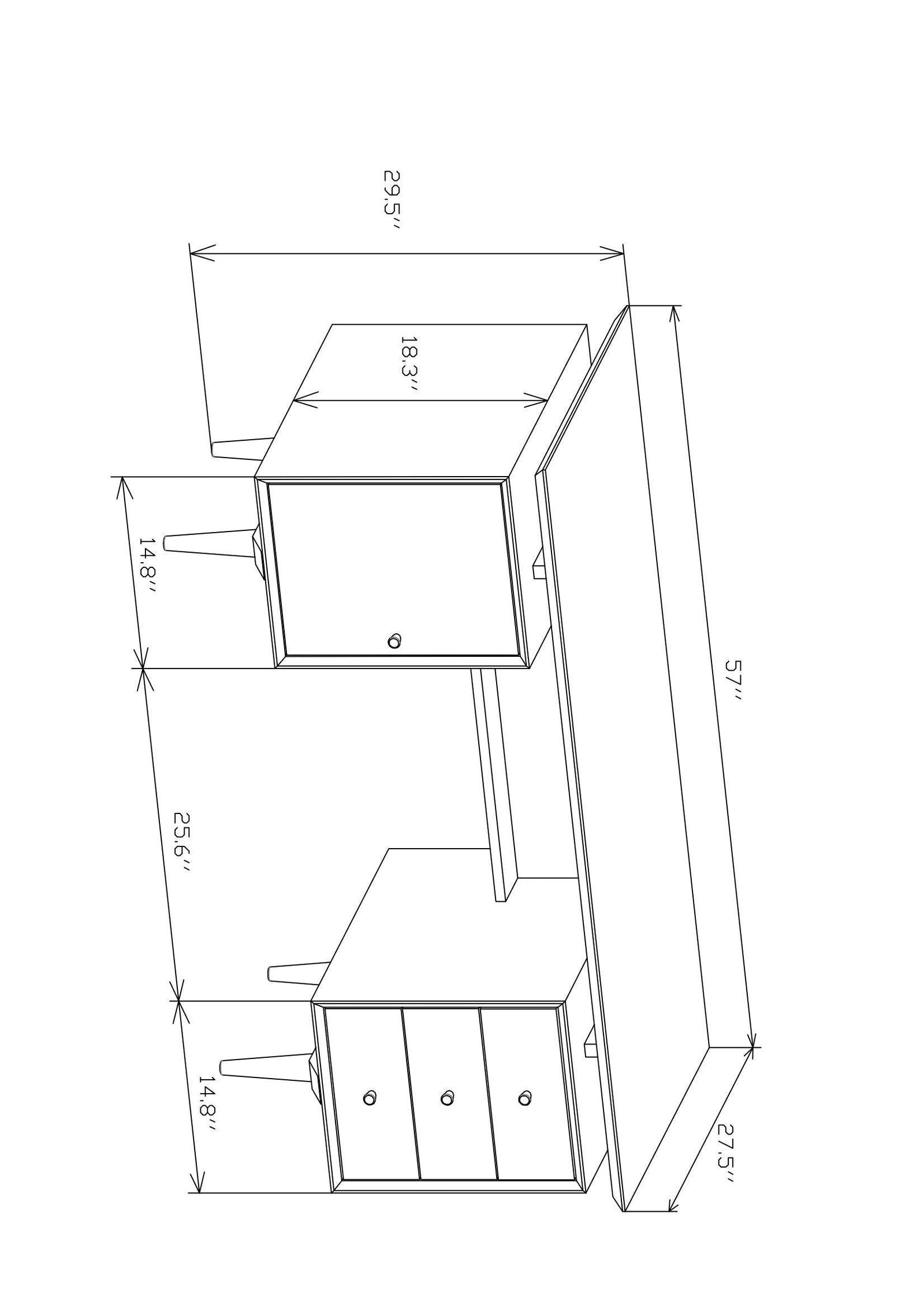 Simple Oak Writing Desk