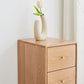Solid Wood 23" Tall Storage Cabinet, Oak