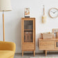 Solid Wood Storage Cabinet, Oak
