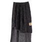 Suri Blanket| Black + Dark Gray
