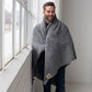 Suri Blanket| Black + Dark Gray