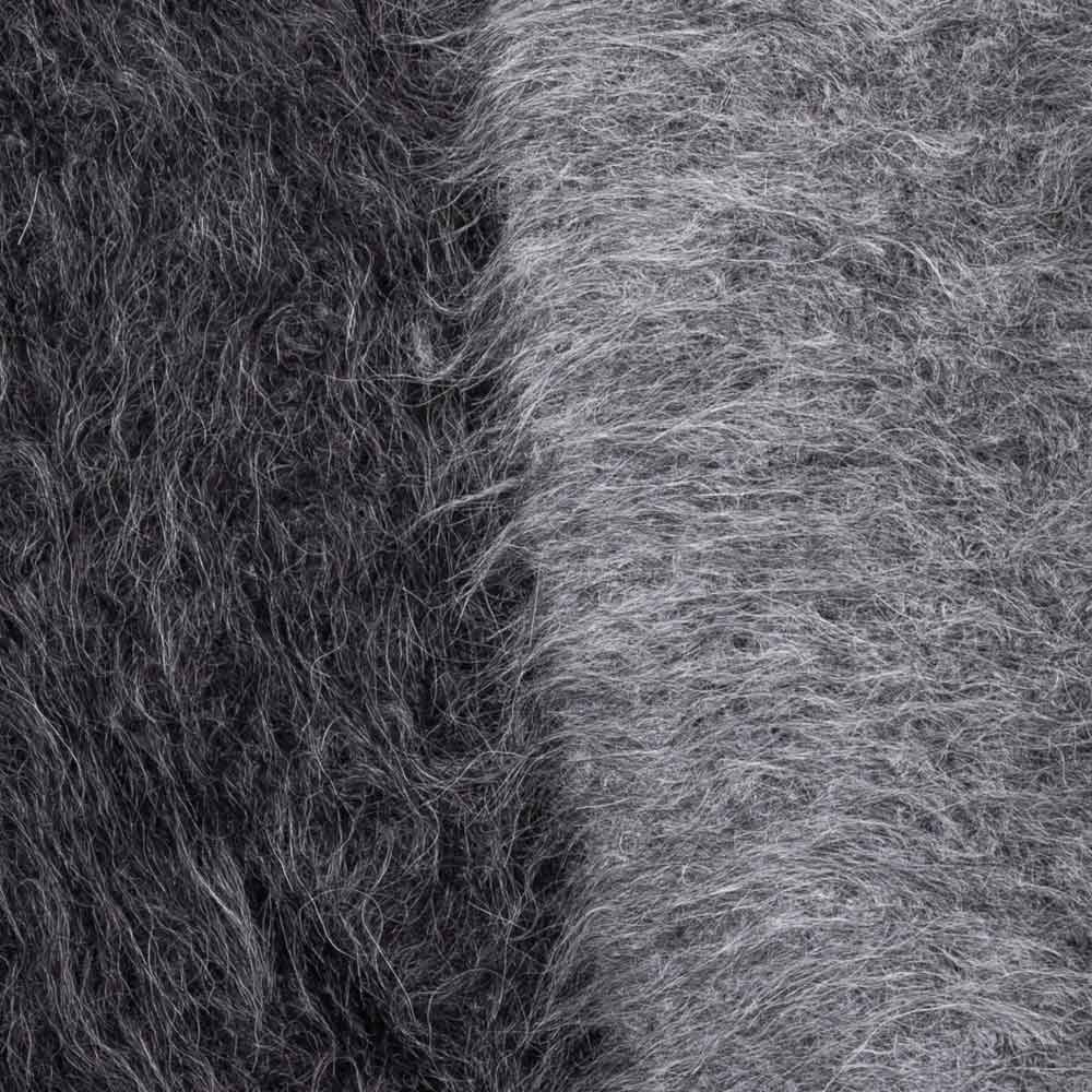 Suri Blanket| Black + Dark Gray