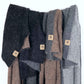 Suri Blanket| Black + Dark Gray