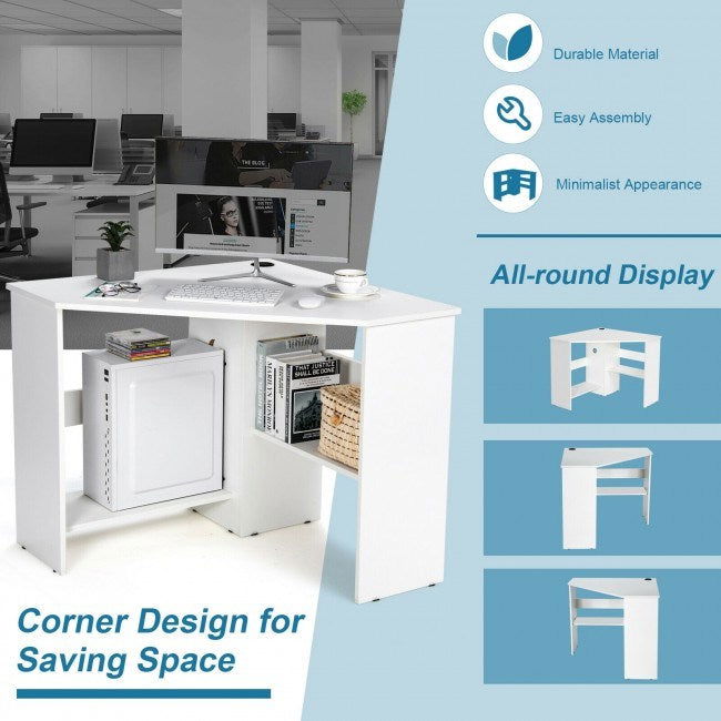 Triangle Corner Computer Desk