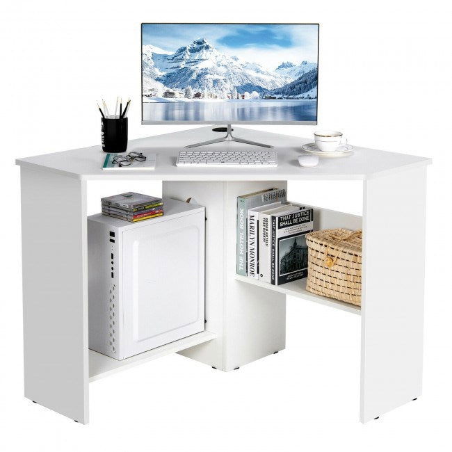 Triangle Corner Computer Desk