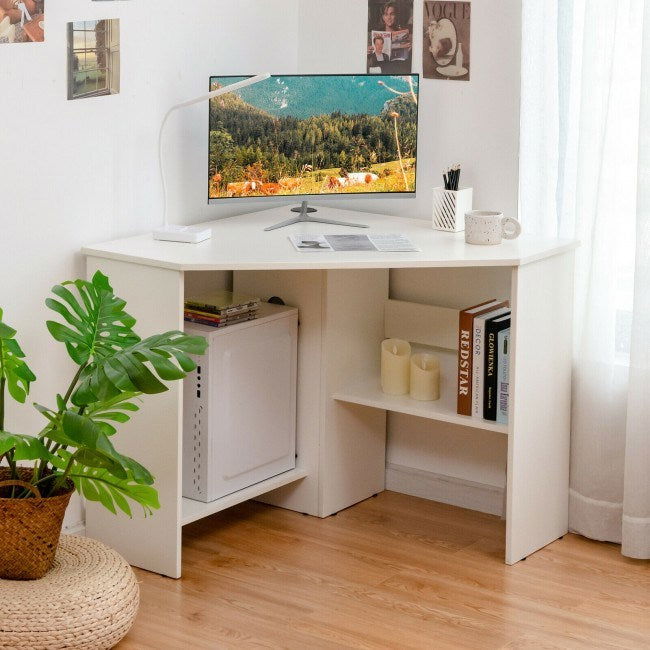 Triangle Corner Computer Desk