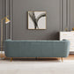 Vincent Leather Sofa | Blue