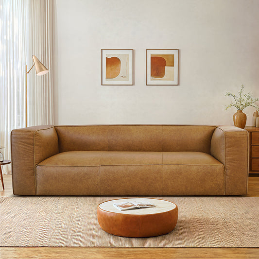Easton Leather Sofa | Tan