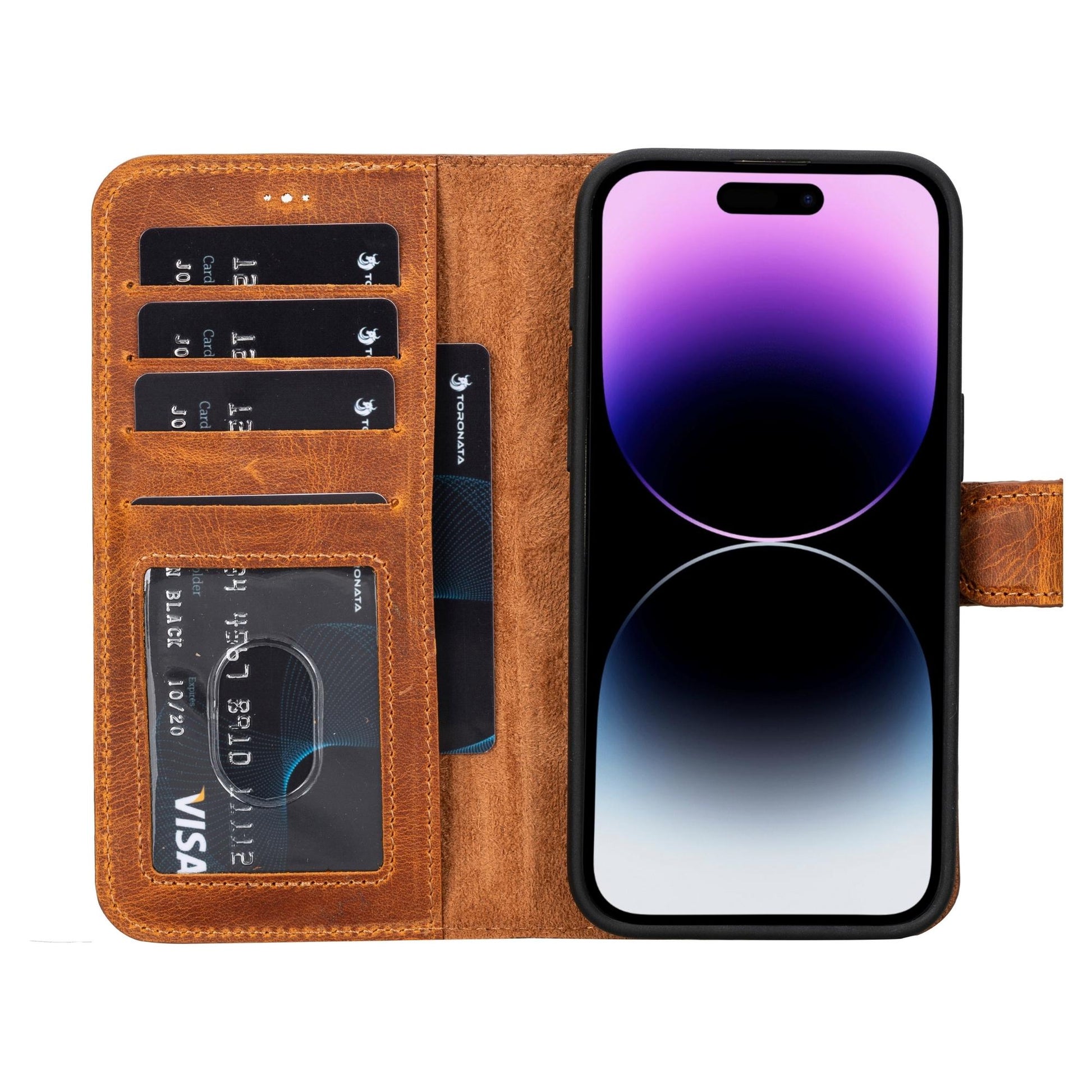 Casper Leather iPhone 15 Series Wallet Case